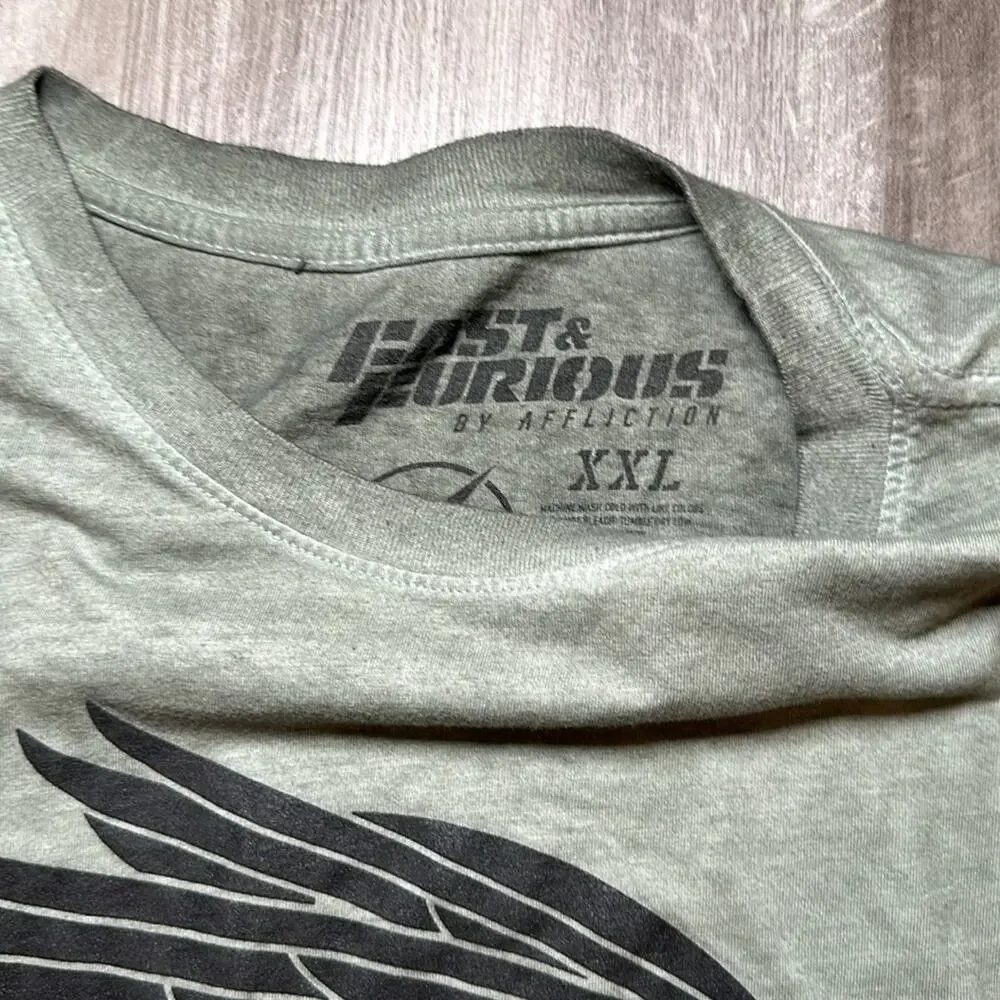 Affliction Fast & Furious Motors Tee (NWOT) - 2XL